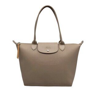 Longchamp Le Pliage City shoulder tote bag in the color taupe Large